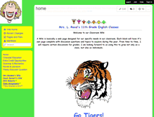 Tablet Screenshot of lreed.wikispaces.com