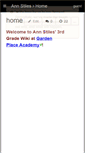 Mobile Screenshot of annstiles.wikispaces.com