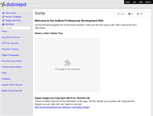 Tablet Screenshot of duboispd.wikispaces.com