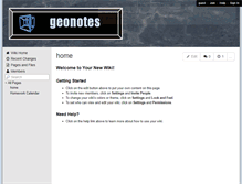Tablet Screenshot of geonotes.wikispaces.com