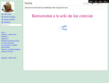 Tablet Screenshot of cienciastc.wikispaces.com