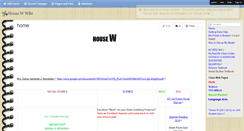 Desktop Screenshot of housewwiki.wikispaces.com