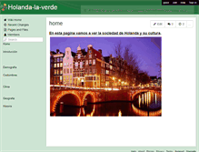 Tablet Screenshot of holanda-la-verde.wikispaces.com