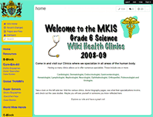 Tablet Screenshot of gr6clinics.wikispaces.com