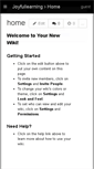 Mobile Screenshot of joyfullearning.wikispaces.com