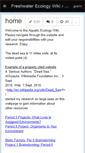 Mobile Screenshot of freshwatertuttle.wikispaces.com