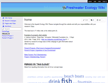 Tablet Screenshot of freshwatertuttle.wikispaces.com