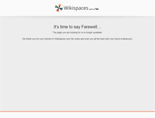Tablet Screenshot of mcp.wikispaces.com