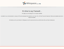 Tablet Screenshot of mhspa.wikispaces.com