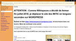 Desktop Screenshot of langues-secondes-mitic.wikispaces.com