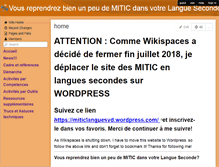 Tablet Screenshot of langues-secondes-mitic.wikispaces.com