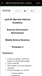 Mobile Screenshot of jbha-science-tri2.wikispaces.com