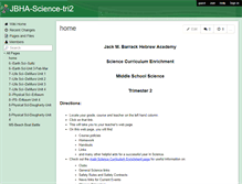 Tablet Screenshot of jbha-science-tri2.wikispaces.com