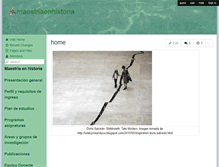 Tablet Screenshot of maestriaenhistoria.wikispaces.com