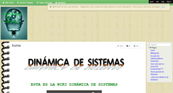 Desktop Screenshot of dinamica-de-sistemas.wikispaces.com