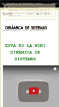 Mobile Screenshot of dinamica-de-sistemas.wikispaces.com