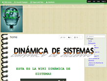 Tablet Screenshot of dinamica-de-sistemas.wikispaces.com