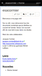 Mobile Screenshot of esacormier.wikispaces.com