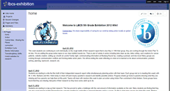 Desktop Screenshot of lbcs-exhibition.wikispaces.com