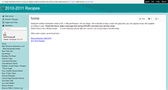 Desktop Screenshot of 2010-2011recipes.wikispaces.com