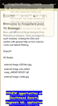 Mobile Screenshot of kingsfieldbiology.wikispaces.com