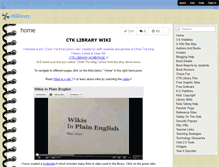 Tablet Screenshot of ctklibrary.wikispaces.com