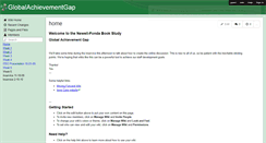 Desktop Screenshot of globalachievementgap.wikispaces.com
