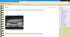 Desktop Screenshot of covingtoncounty.wikispaces.com