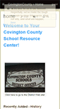 Mobile Screenshot of covingtoncounty.wikispaces.com