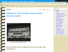 Tablet Screenshot of covingtoncounty.wikispaces.com