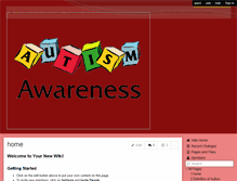 Tablet Screenshot of childrenwithautismwiki.wikispaces.com