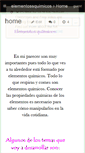 Mobile Screenshot of elementossquimicos.wikispaces.com