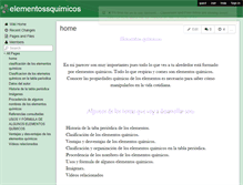 Tablet Screenshot of elementossquimicos.wikispaces.com