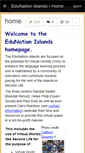 Mobile Screenshot of edunation-islands.wikispaces.com