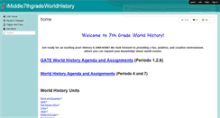 Desktop Screenshot of imiddle7thgradeworldhistory.wikispaces.com
