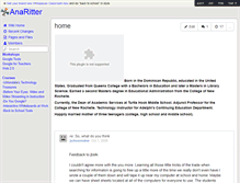 Tablet Screenshot of anaritter.wikispaces.com
