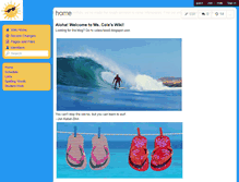 Tablet Screenshot of colesclass.wikispaces.com