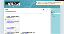 Desktop Screenshot of ecopalooza-pm586.wikispaces.com