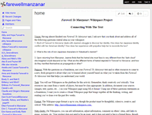 Tablet Screenshot of farewellmanzanar.wikispaces.com