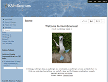 Tablet Screenshot of kalmsciences.wikispaces.com