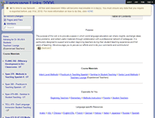Tablet Screenshot of languagelinks2006.wikispaces.com
