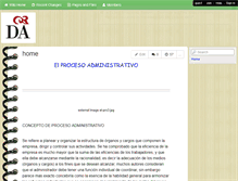 Tablet Screenshot of elprocesoadministrativo.wikispaces.com