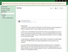 Tablet Screenshot of comprensiondelaciencia.wikispaces.com