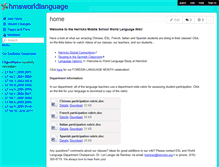 Tablet Screenshot of hmsworldlanguage.wikispaces.com