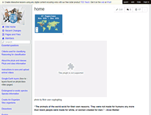 Tablet Screenshot of animalplanet.wikispaces.com