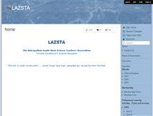 Tablet Screenshot of lazsta.wikispaces.com