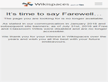 Tablet Screenshot of mrschambersclass.wikispaces.com