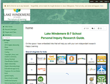 Tablet Screenshot of lakewindemere.wikispaces.com