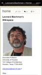Mobile Screenshot of leonard-bachman.wikispaces.com
