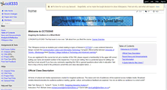 Desktop Screenshot of ccit333.wikispaces.com